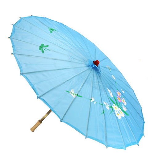 Зонтик китайский голубой