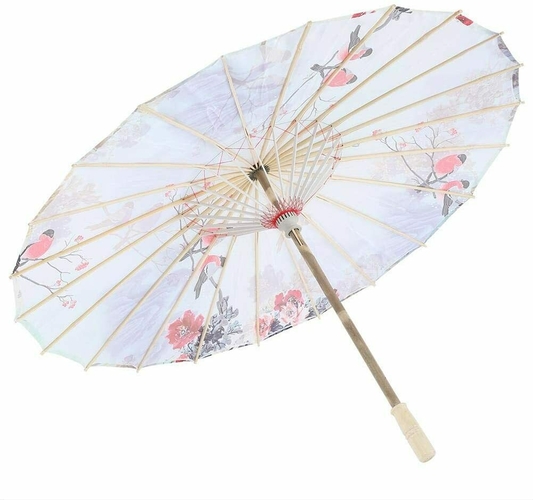 Зонтик китайский белый
