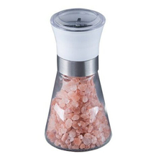 Мельница с гималайской солью, 100 г, белый цвет крышки