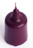Восковая свеча-столбик фиолетовая