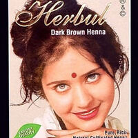Хна для волос Herbul темно-коричневый