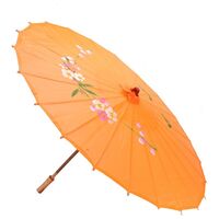 Зонтик китайский оранжевый