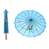 Зонтик китайский голубой