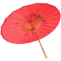 Зонтик китайский красный