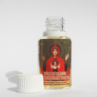 На иконе "Неупиваемая чаша" освященное ароматическое масло